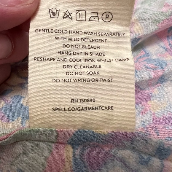 NWT Spell Dolly Off Shoulder Dress SMALL (S) - Picture 9 of 12